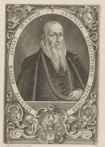 Portret van Antonius Christophorus Rechlinger