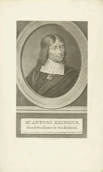 Portret van Antonius Heinsius