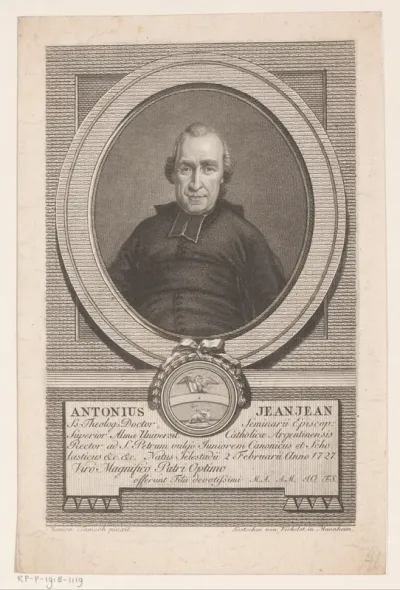 Portret van Antonius JeanJean