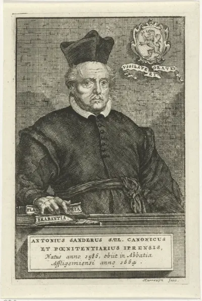 Portret van Antonius Sanderus