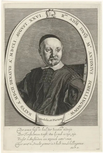 Portret van Antonius Schellingwou