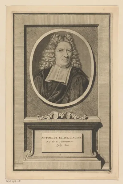 Portret van Antonius Schultingh
