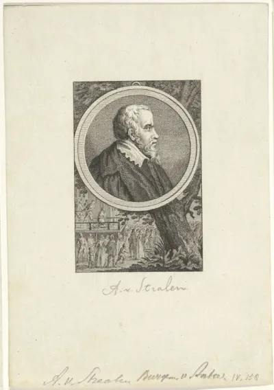 Portret van Antoon van Straalen