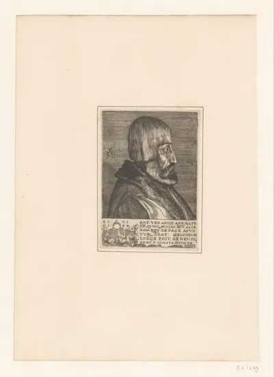 Portret van Antun Vrančić, bisschop en ambassadeur, 1556