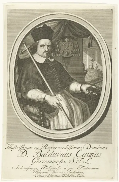 Portret van apostolisch vicaris Balduinus Cats