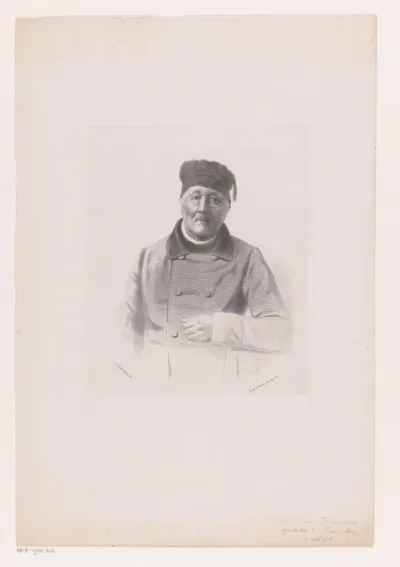 Portret van apotheker Chr. Eikendal