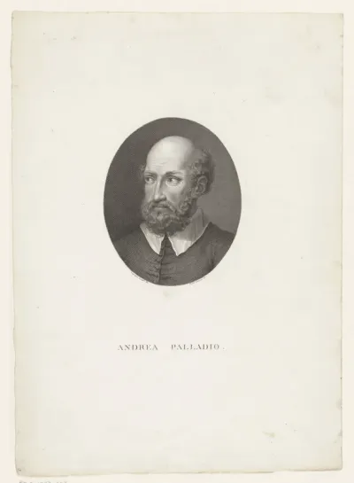 Portret van architect Andrea Palladio