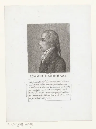 Portret van architect Paolo Landriani
