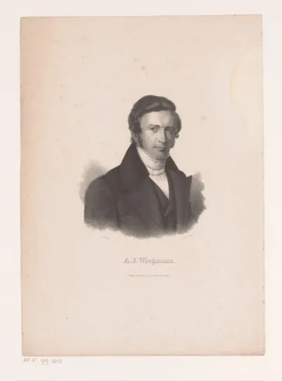 Portret van Arend Friedrich August Wiegmann