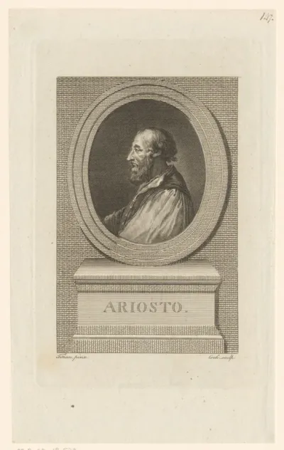 Portret van Ariosto Ludovico