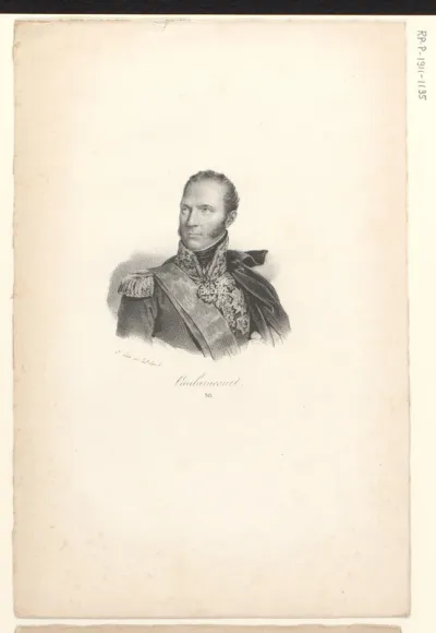 Portret van Armand-Augustin-Louis de Caulaincourt