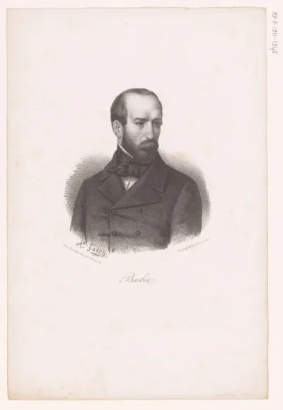 Portret van Armand Barbès