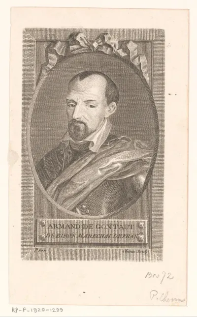 Portret van Armand de Gontaut hertog van Biron