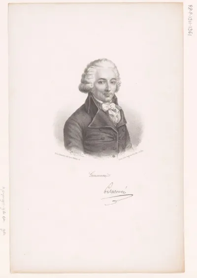 Portret van Armand Gensonné