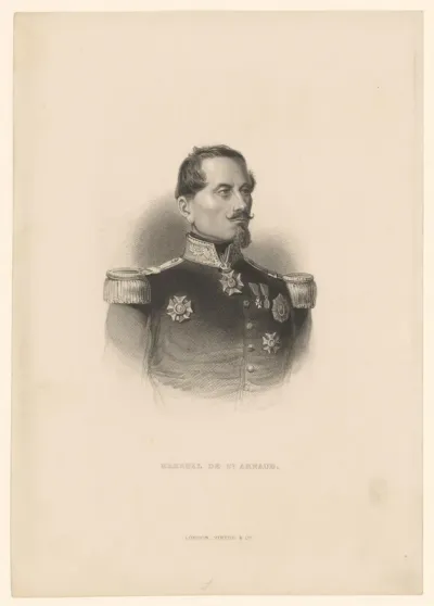 Portret van Armand Jacques Leroy de Saint-Arnaud