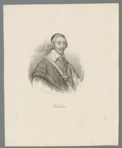 Portret van Armand-Jean du Plessis Richelieu