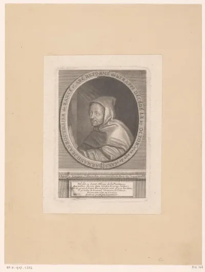 Portret van Armand Jean Le Bouthillier de Rancé