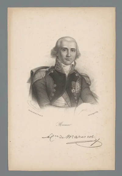 Portret van Armand Samuel de Marescot