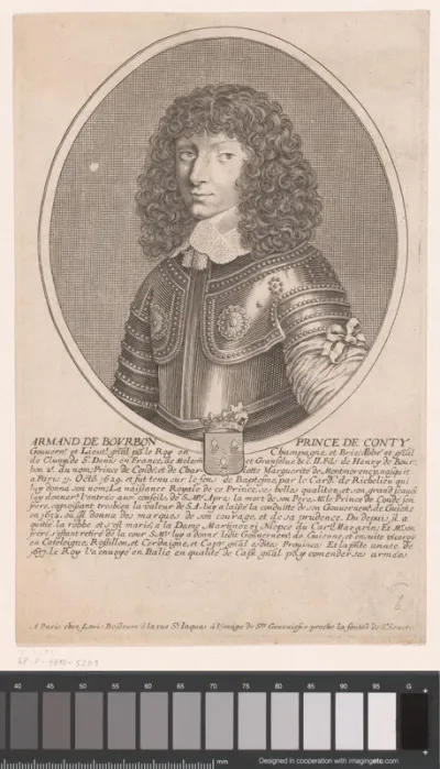 Portret van Armand van Bourbon-Condé, prins van Conti