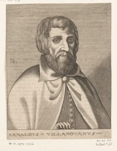 Portret van Arnaldus de Villa Nova