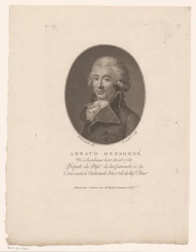 Portret van Arnaud Gensonné