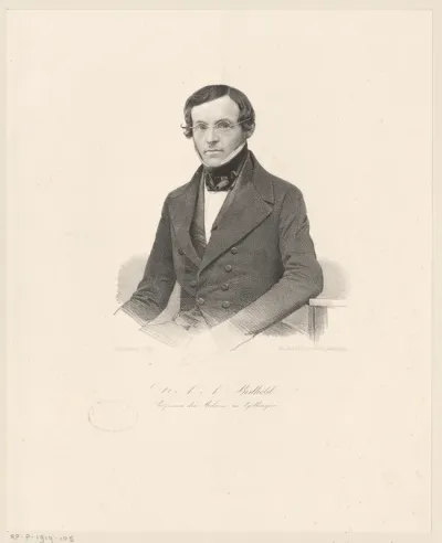Portret van Arnold Adolph Berthold