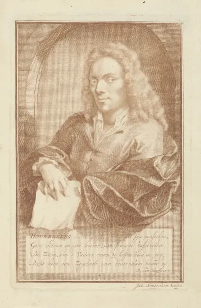 Portret van Arnold Houbraken