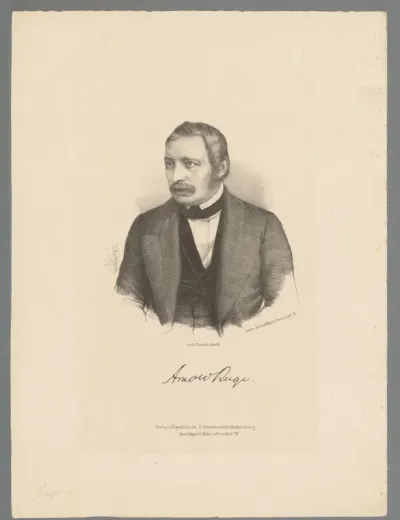 Portret van Arnold Ruge