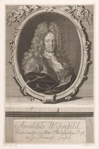 Portret van Arnold Wesenfeld