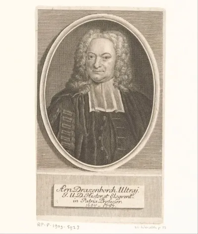 Portret van Arnoldus Drakenborch