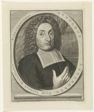 Portret van Arnoldus Landreben