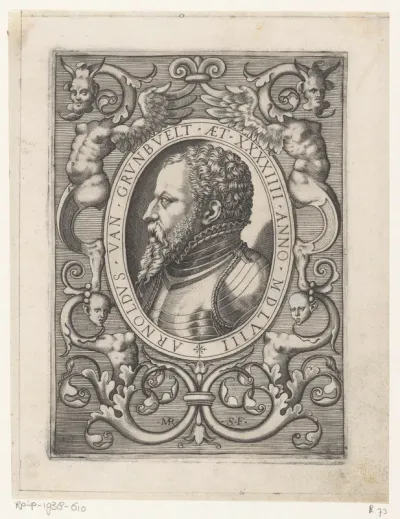 Portret van Arnoldus van Grunbuelt