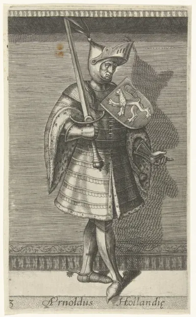 Portret van Arnulf, graaf van Holland