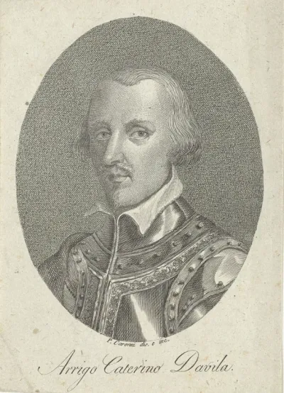 Portret van Arrigo Caterino Davila