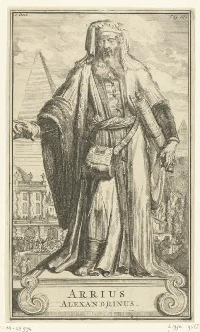 Portret van Arrius Alexandrinus