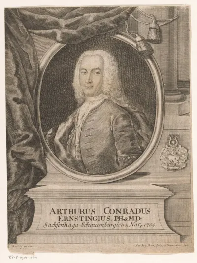 Portret van Arthur Conrad Ernsting