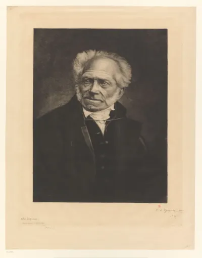 Portret van Arthur Schopenhauer