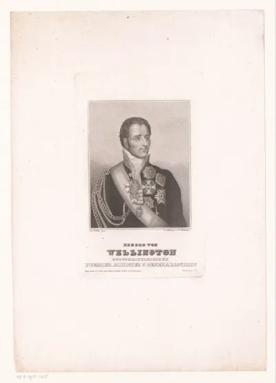Portret van Arthur Wellesley, markies van Wellington