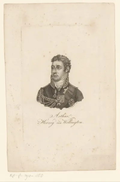 Portret van Arthur Wellesley of Wellington
