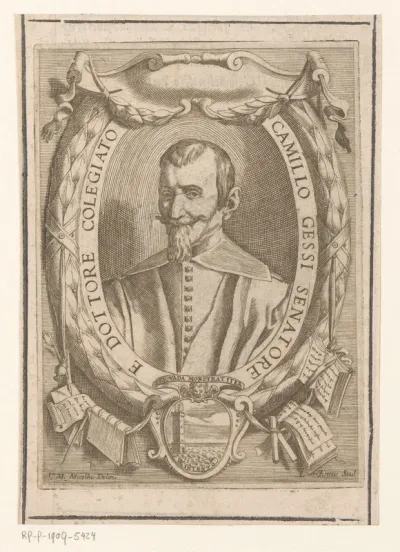 Portret van arts Camillo Gessi