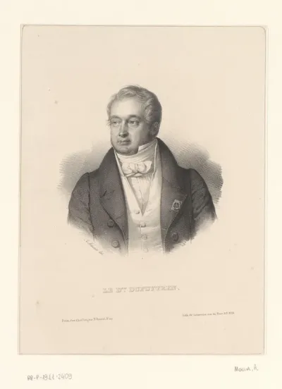 Portret van arts Guillaume Dupuytren