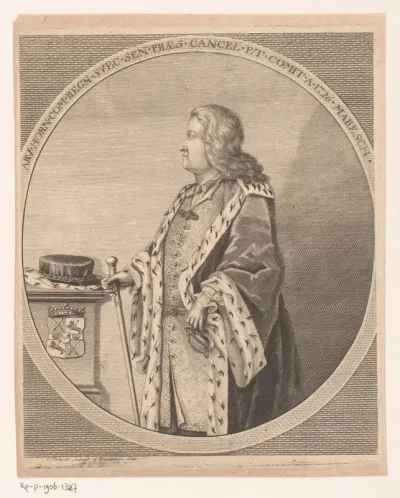 Portret van Arvid Bernhard Horn
