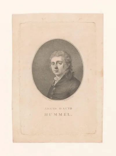 Portret van Arvid David Hummel