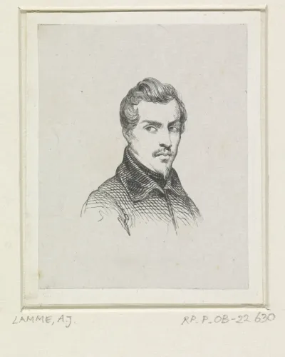 Portret van Ary Johannes Lamme