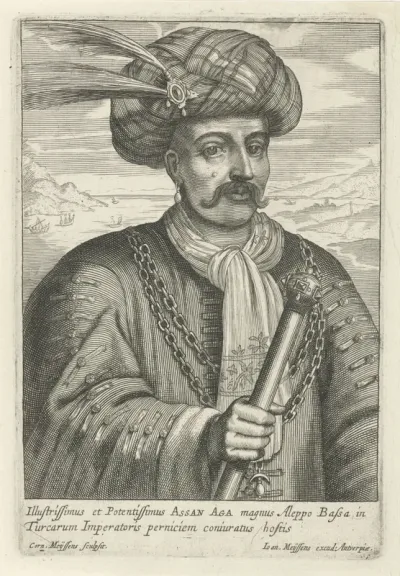 Portret van Assan Aga