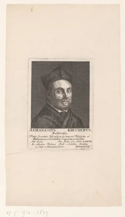 Portret van Athanasius Kircher