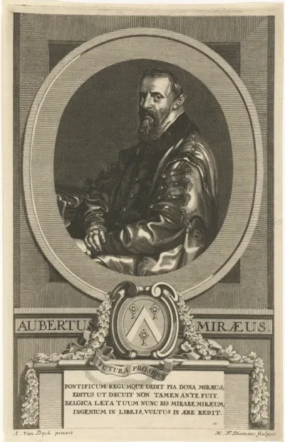 Portret van Aubertus Miraenus