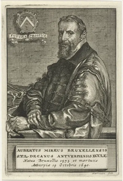 Portret van Aubertus Miraeus