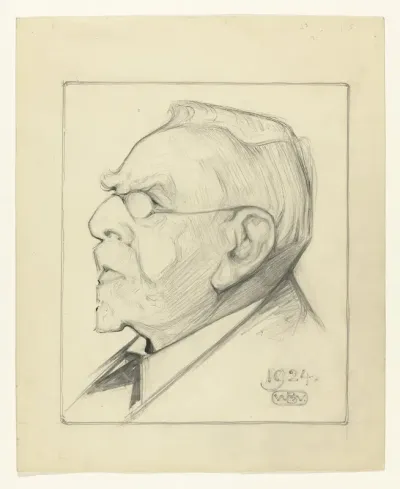 Portret van August Allebé