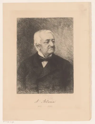 Portret van August Artaria